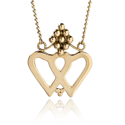 18K yellow gold Luckenbooth Necklace