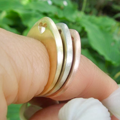 Heart Slice Ring